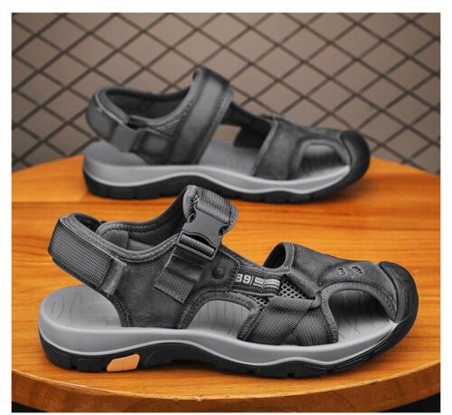 Men's Closed Toe Outdoor Beach Sport Fisherman Hiking Adventurous Sandals Shoes