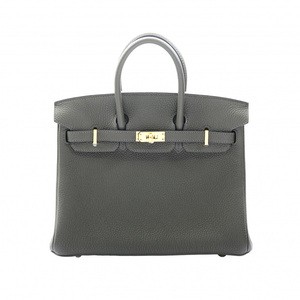 HERMES バーキン25 トゴ ヴェールグリス イエローゴールド金具 U刻印